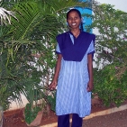 Esakkiammal in school uniform