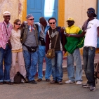 The Saintlouisiennes in the street